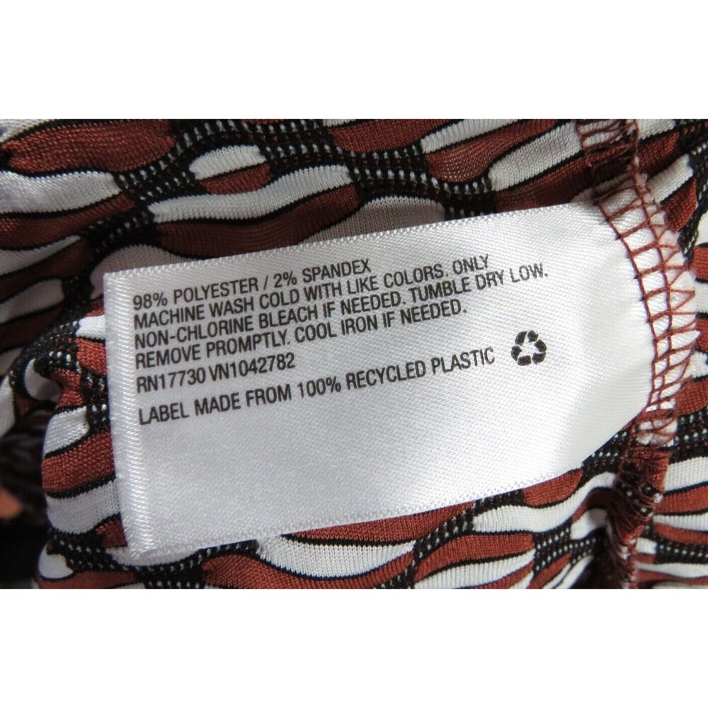 Ava + Viv Rust White Textured Abstract Swirl Prin… - image 8